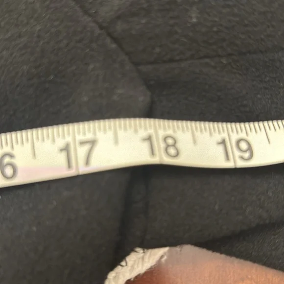 Women's Black Double-Breasted Coat - Picture 8 of 10